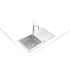 Sink Teka Diamond RS15 1B 1D white