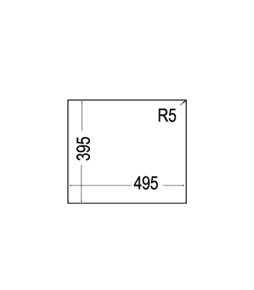 Sink Teka Square 50.40TG black