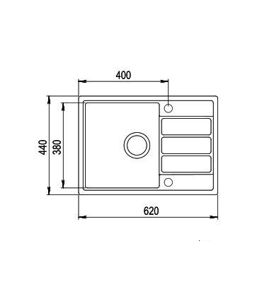 Sink Teka Comfor 45 S-TG onyks