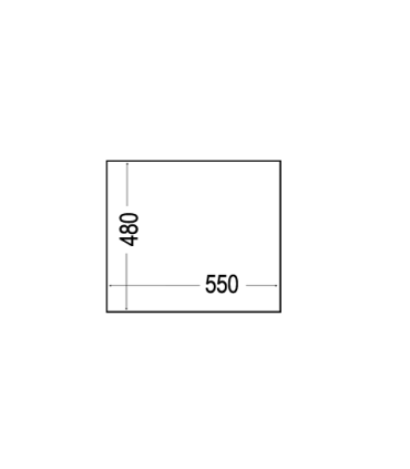 Sink Teka Forsquare 50.40TG black