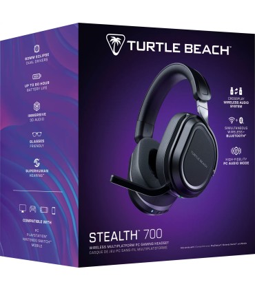 Turtle Beach juhtmevabad kõrvaklapid Stealth 700 Gen 3 PC, must