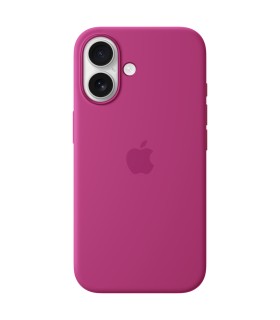 Apple iPhone 16 Silicone Case with MagSafe - Fuchsia
