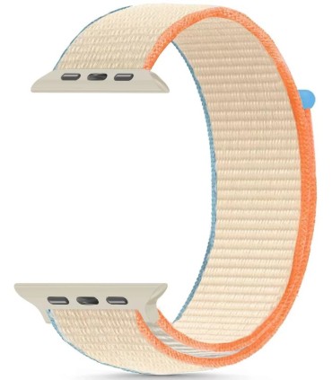 Tech-Protect kellarihm Nylon Apple Watch 40/41/42mm, cream
