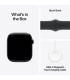 Apple Watch 10 GPS 46mm, must silikoonrihm- S/M