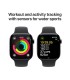 Apple Watch 10 GPS 46mm, must silikoonrihm- S/M