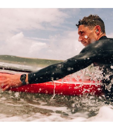 Apple Watch 10 GPS 46mm, must silikoonrihm- M/L