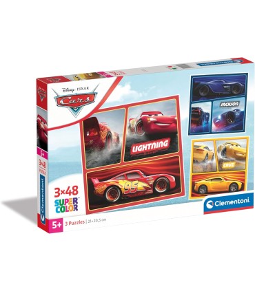 Clementoni puslekomplekt Cars 3 x 48 tk