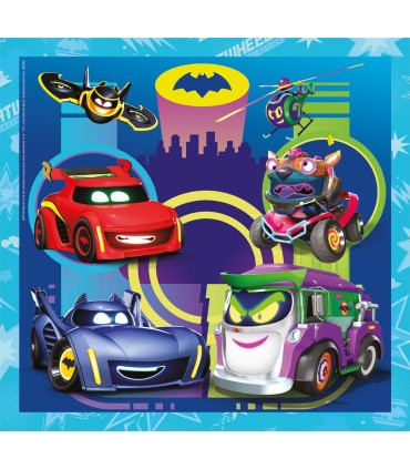 Clementoni puslekomplekt Batwheels 3 x 48 tk