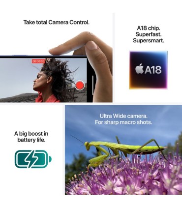 Apple iPhone 16 Plus 128GB, sinine