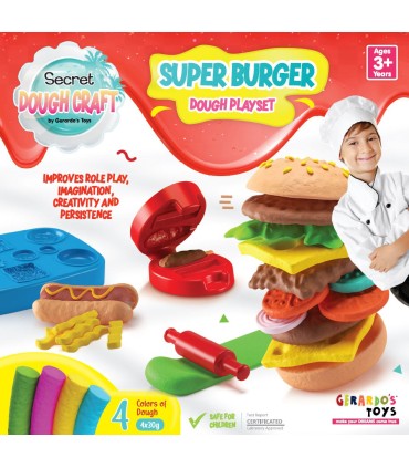 Gerardou0027s Toys voolimiskomplekt Hamburger Dough Craf 6 osa