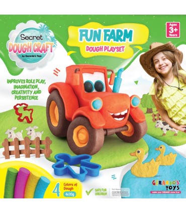 Gerardou0027s Toys voolimiskomplekt Lõbus farm Dough Craft 8 osa