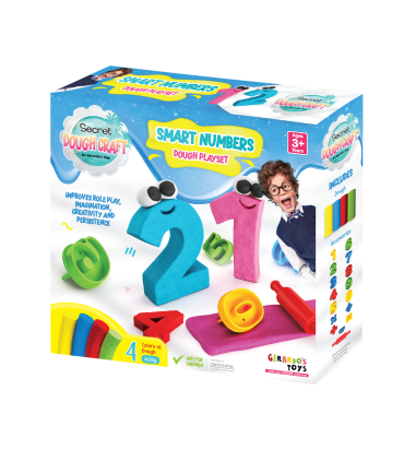 Gerardou0027s Toys voolimiskomplekt Numbrid Dough Craft 16 osa