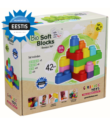 Gerardou0027s Toys Pehmete klotside komplekt 42 tk