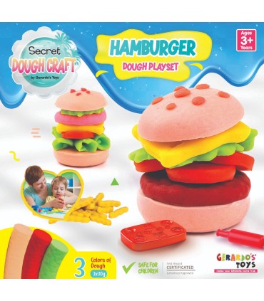 Gerardou0027s Toys voolimiskomplekt Hamburger Dough Craft