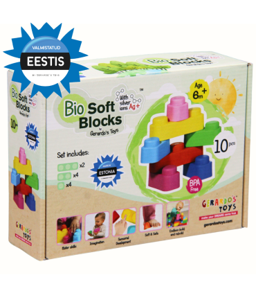 Gerardou0027s Toys Pehmete klotside komplekt 10 tk