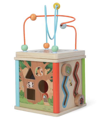 Gerardou0027s Toys puidust motoorikakeskus