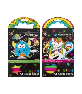 Grafix Värviraamat koos vildikatega