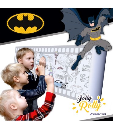 Gerardou0027s Toys kleebitav värvimispaber rullis Jolly Rolly, Batman