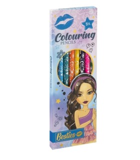 Besties värvipliiatsid 8 tk