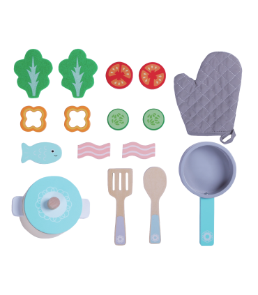 Gerardou0027s Toys puidust söögitegemise komplekt