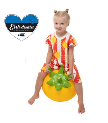 Gerardou0027s Toys Hüppepall Jumpy Fruits - Murakas, kollane