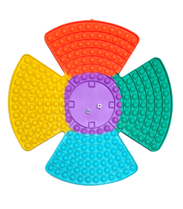 Pop it! Plõksuv mullimäng täringutega 40 cm