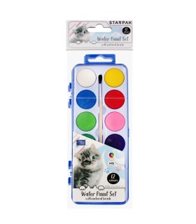 Starpak vesivärvid Kass 12 värvi