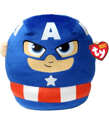 TY Squishy Beanies  padi CAPTAIN AMERICA 25 cm