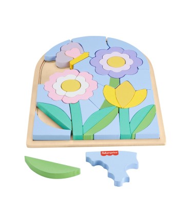 Fisher-Price puidust lillepusle