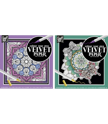 Grafix velvetpaber värvimiseks