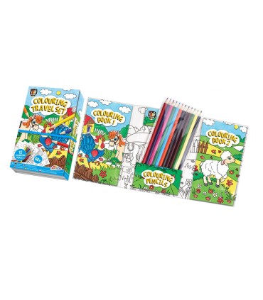 Grafix värviraamat pliiatsitega