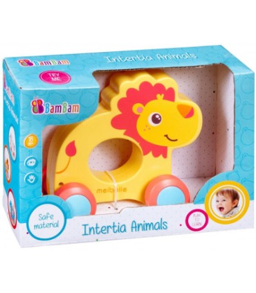 Bam Bam ratastega mänguasi lõvi