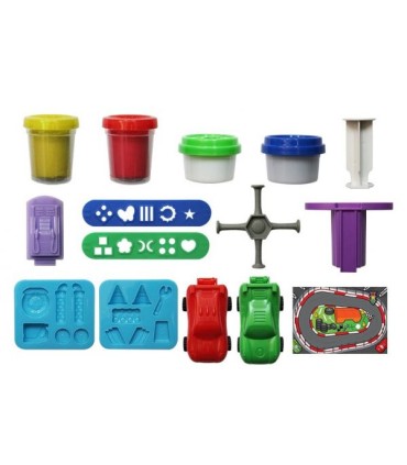 Kidu0027s Dough ralli voolimiskomplekt (2 x 85g + 2 x 30g)