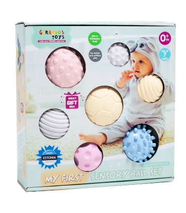 Gerardou0027s Toys sensoorsete beebipallide komplekt 7 tk