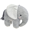 Pehme kootud mänguasi elevant, hall