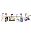 Fujifilm Instax kinnitusklambrid Design Clips Heart 10tk