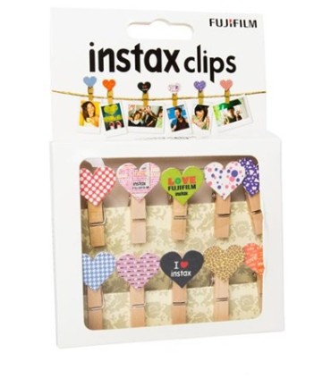 Fujifilm Instax kinnitusklambrid Design Clips Heart 10tk