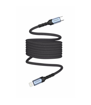 Swissten magnetiline kaabel tekstiil Lightning to USB-C 1m must