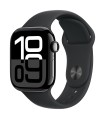 Apple Watch 10 GPS+LTE 42mm,  must silikoonrihm- M/L