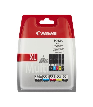 CANON PGI-550XL/CLI-551 BCMYB MULTI Ink Cartridge