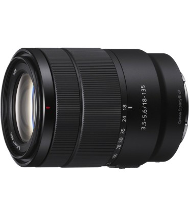 Sony E 18-135mm f/3.5-5.6 OSS objektiiv, must