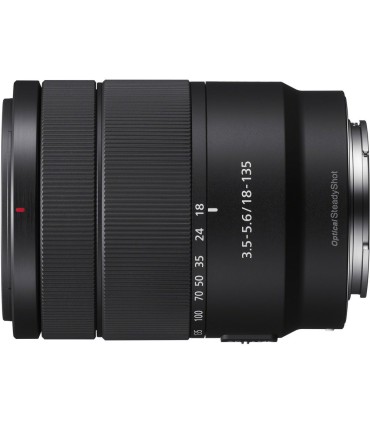 Sony E 18-135mm f/3.5-5.6 OSS objektiiv, must