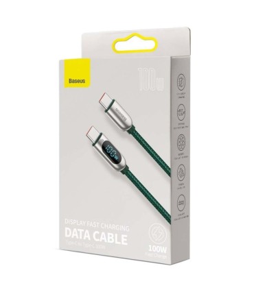 Baseus kaabel USB C - USB-C 100W LED toitekuva, 1m