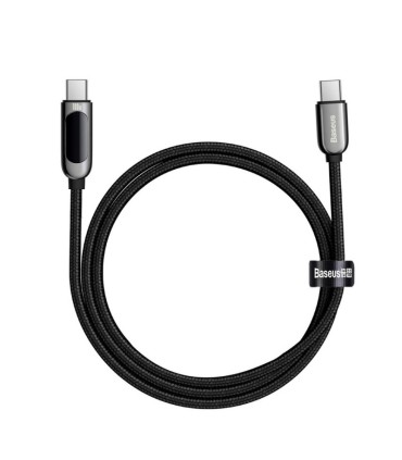 Baseus kaabel USB C - USB-C 100W LED toitekuva, 1m