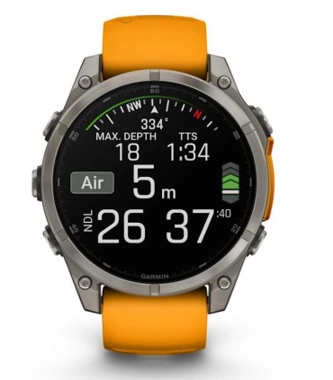 Garmin Fenix 8 Sapphire/Orange 010-02905-11