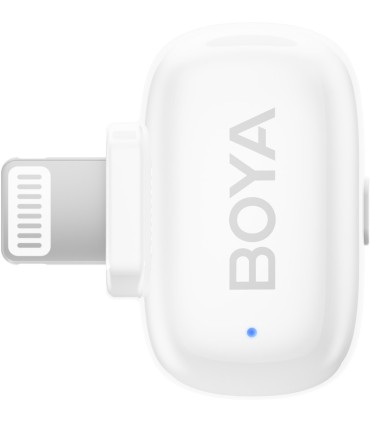 Boya juhtmevaba mikrofon mini-13 Lightning/USB-C, valge