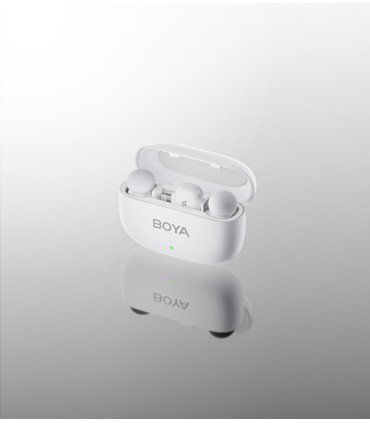 Boya juhtmevaba mikrofon mini-13 Lightning/USB-C, valge