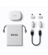 Boya juhtmevaba mikrofon mini-13 Lightning/USB-C, valge