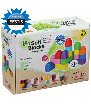 Gerardou0027s Toys Pehmete klotside komplekt 21 tk