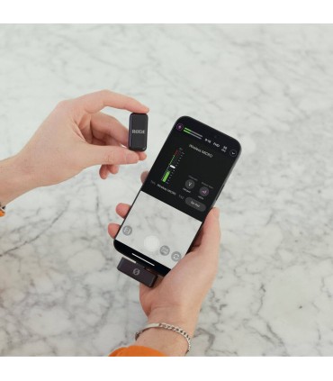 Rode juhtmevaba mikrofon Wireless Micro USB-C, must